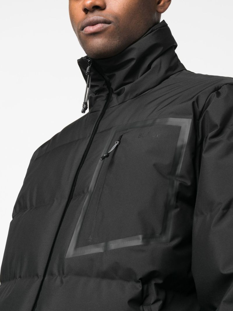 Black Emblem Padded Jacket