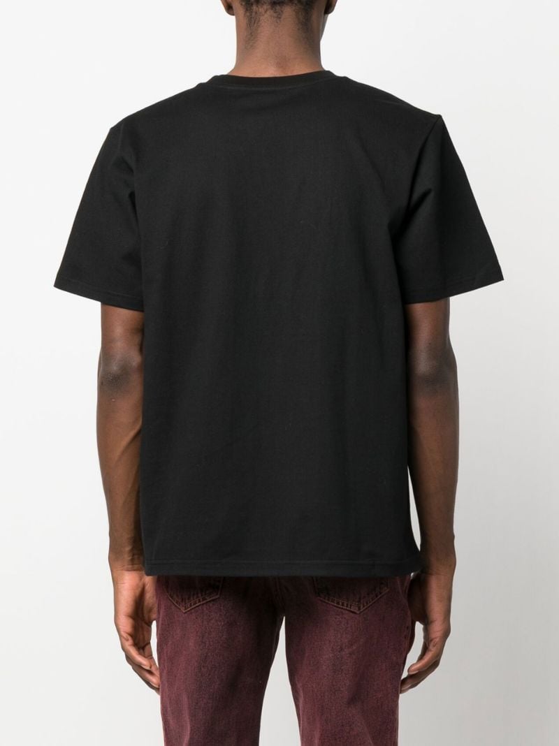 Black Corset Cotton T-shirt