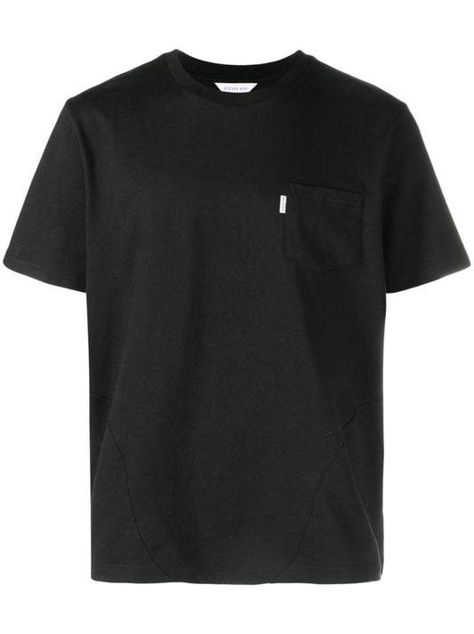 Black Corset Cotton T-shirt