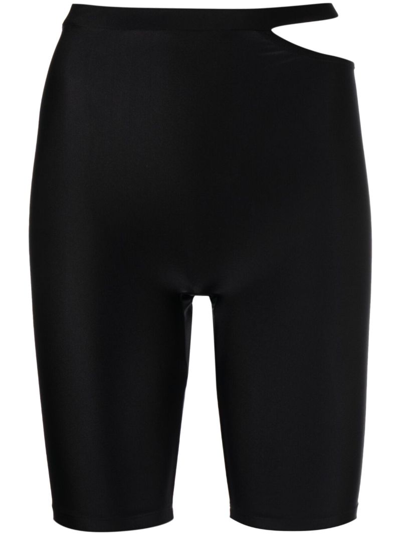 Black Cut Out Shorts