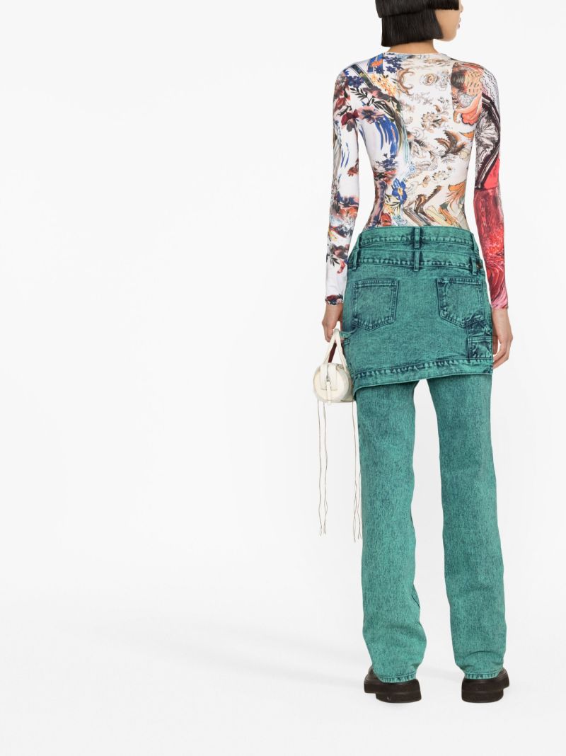 Blue Glen Straight-leg Jeans