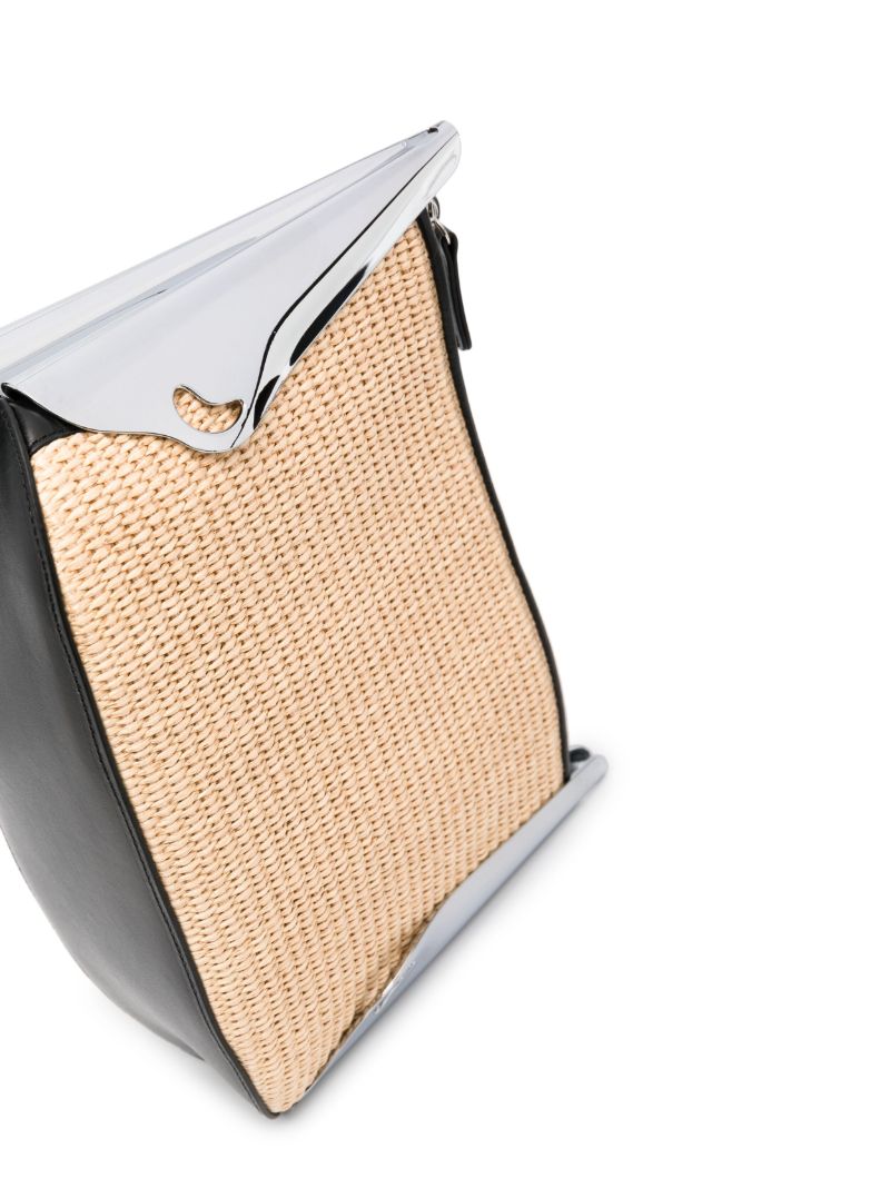 Neutral All Day Raffia Shoulder Bag