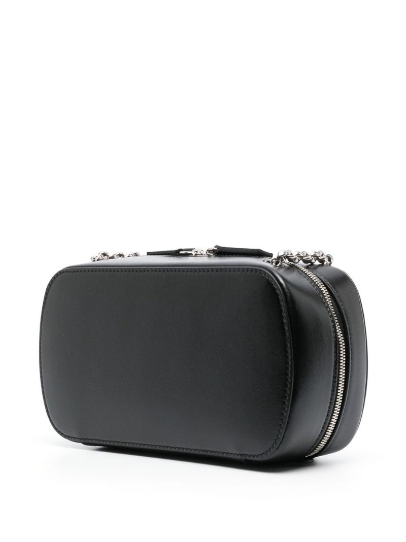 Black Small Leather Cross Body Bag