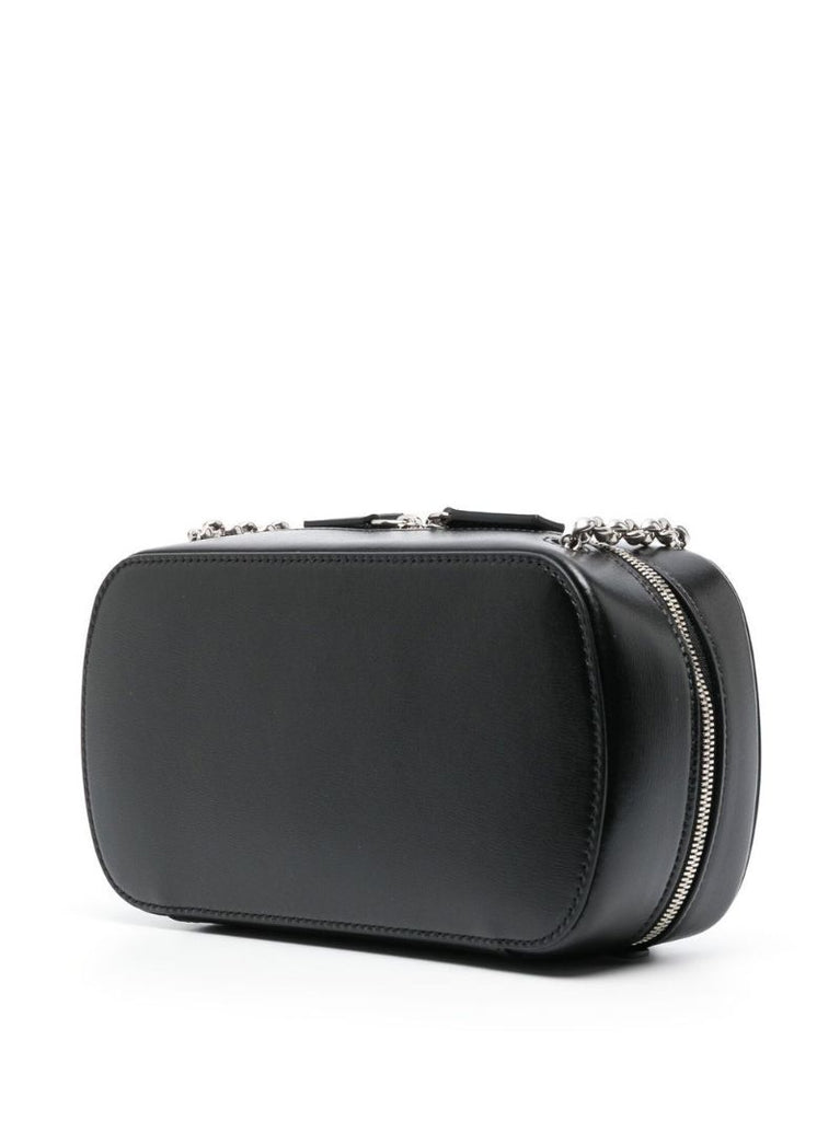 Black Small Leather Cross Body Bag