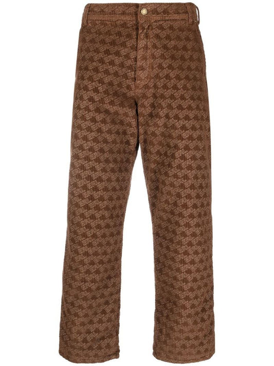 Brown Logo Corduroy Trousers
