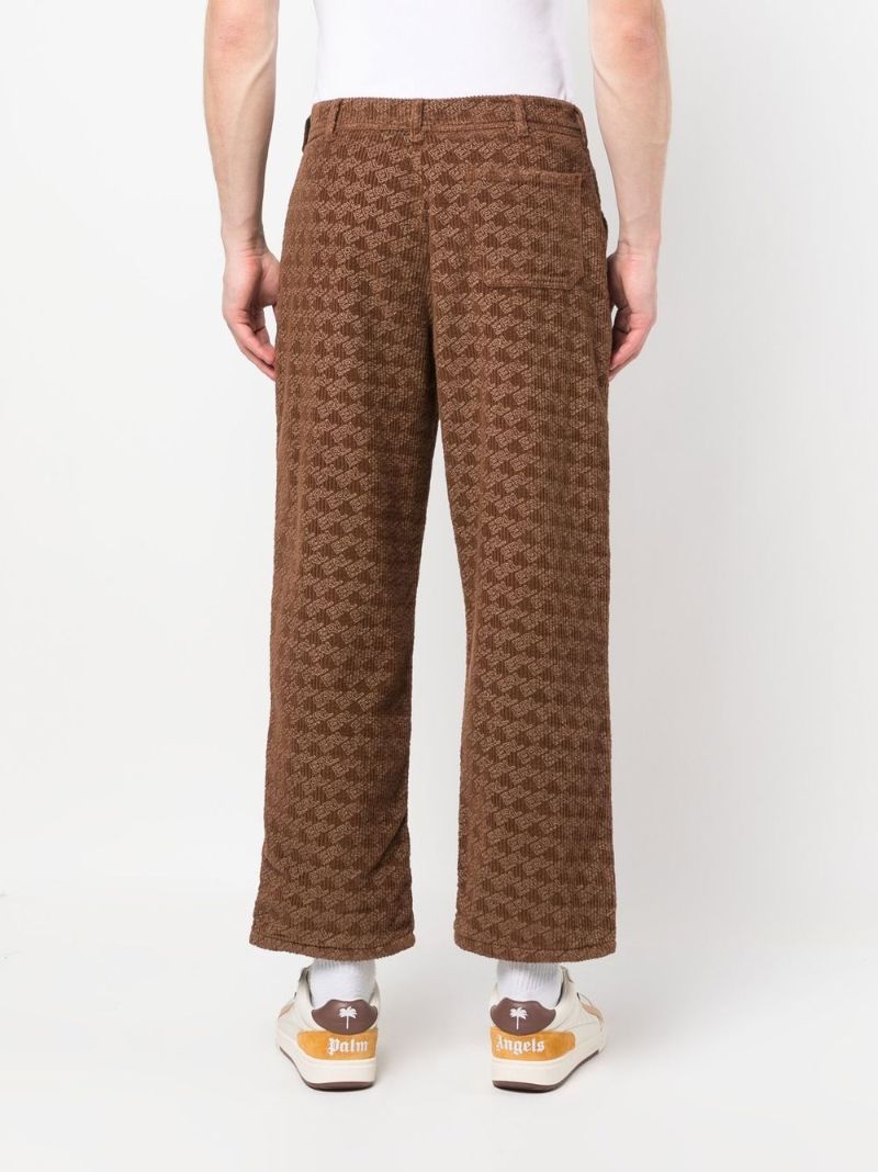 Brown Logo Corduroy Trousers