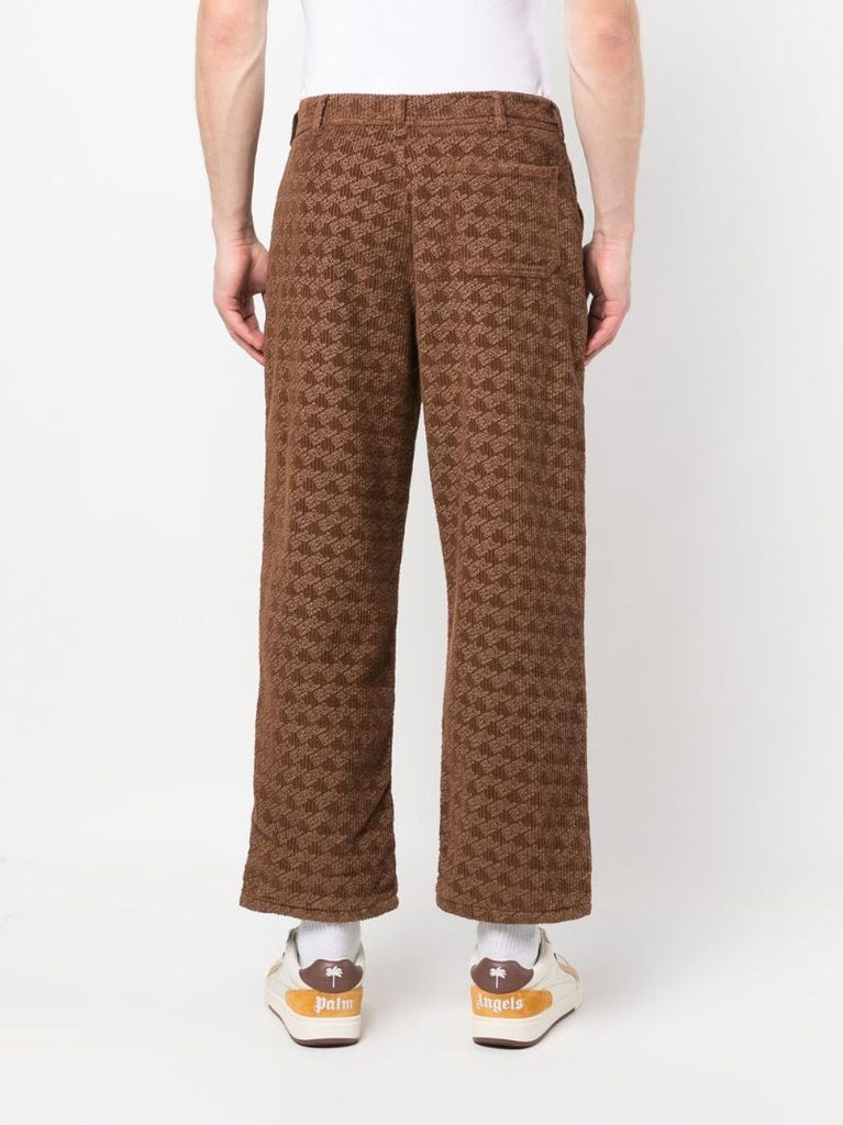 Brown Logo Corduroy Trousers