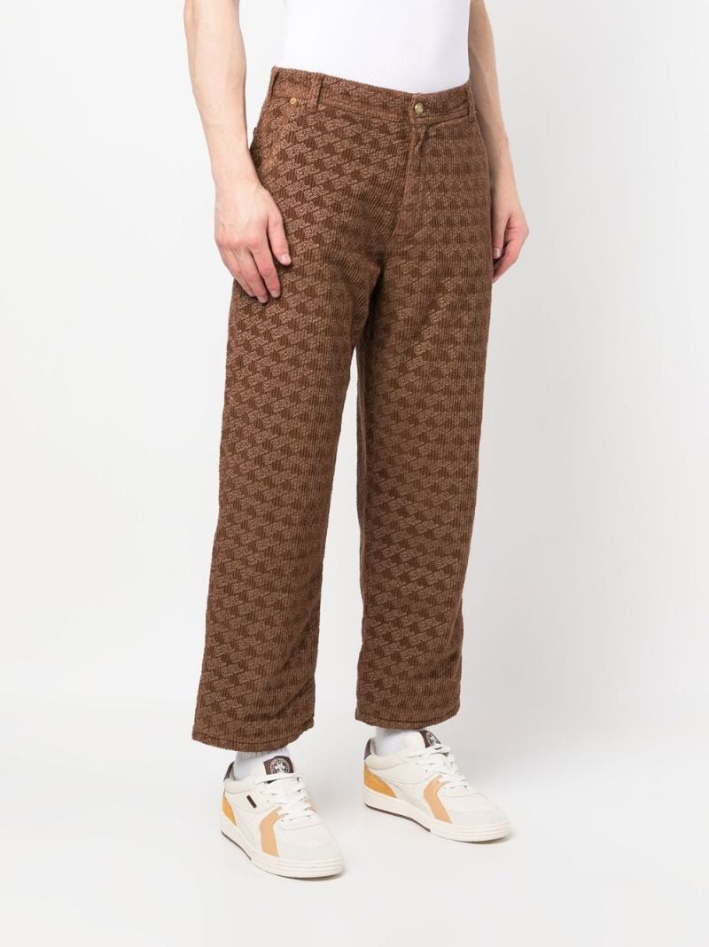 Brown Logo Corduroy Trousers