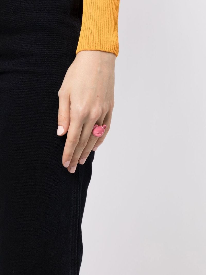 Pink Teddy Bear Ring