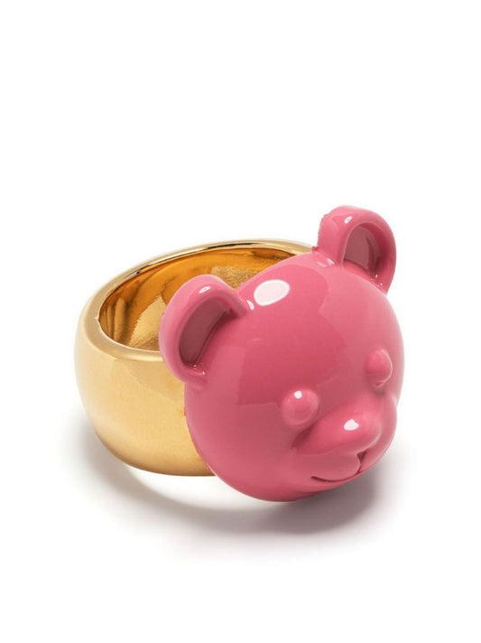 Pink Teddy Bear Ring