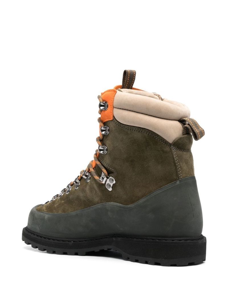 Green Everest Suede Hiking Boots