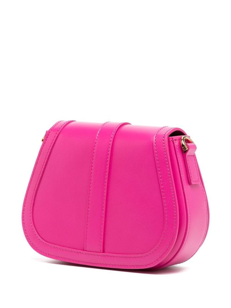 Pink Greca Goddess Shoulder Bag