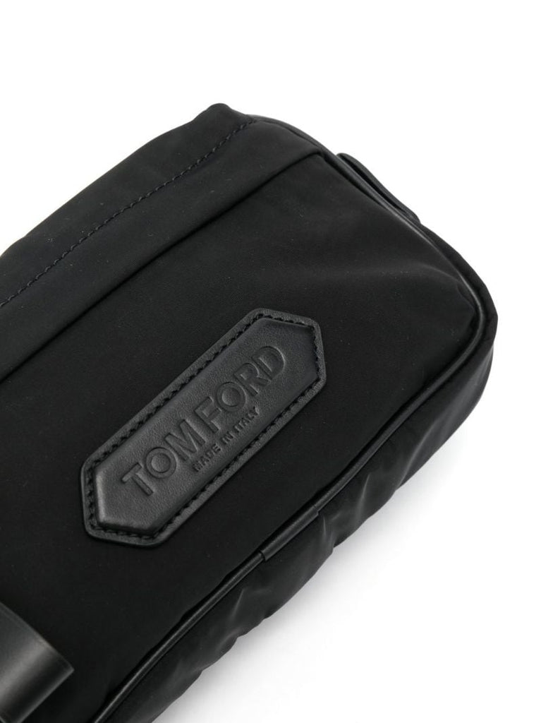 Black Logo Lozenge Cross Body Bag
