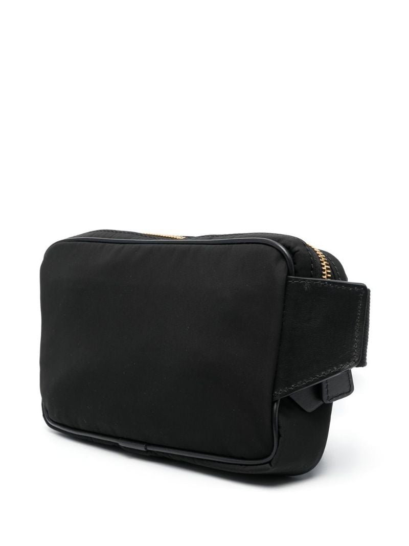 Black Logo Lozenge Cross Body Bag