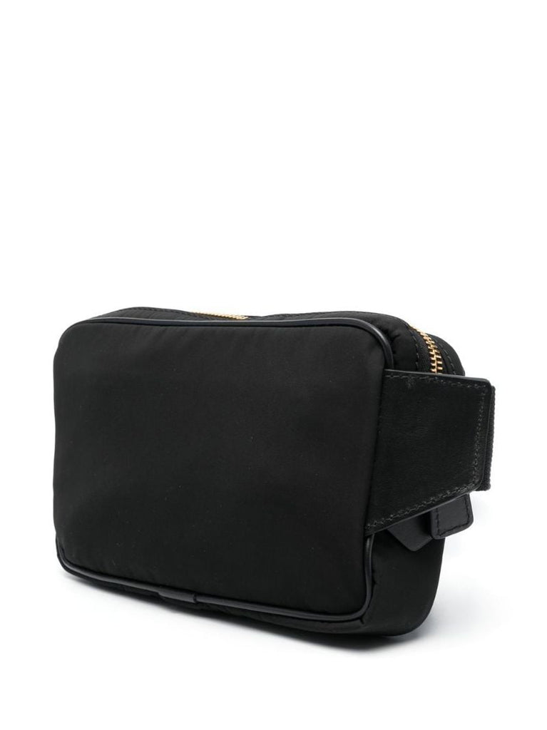Black Logo Lozenge Cross Body Bag