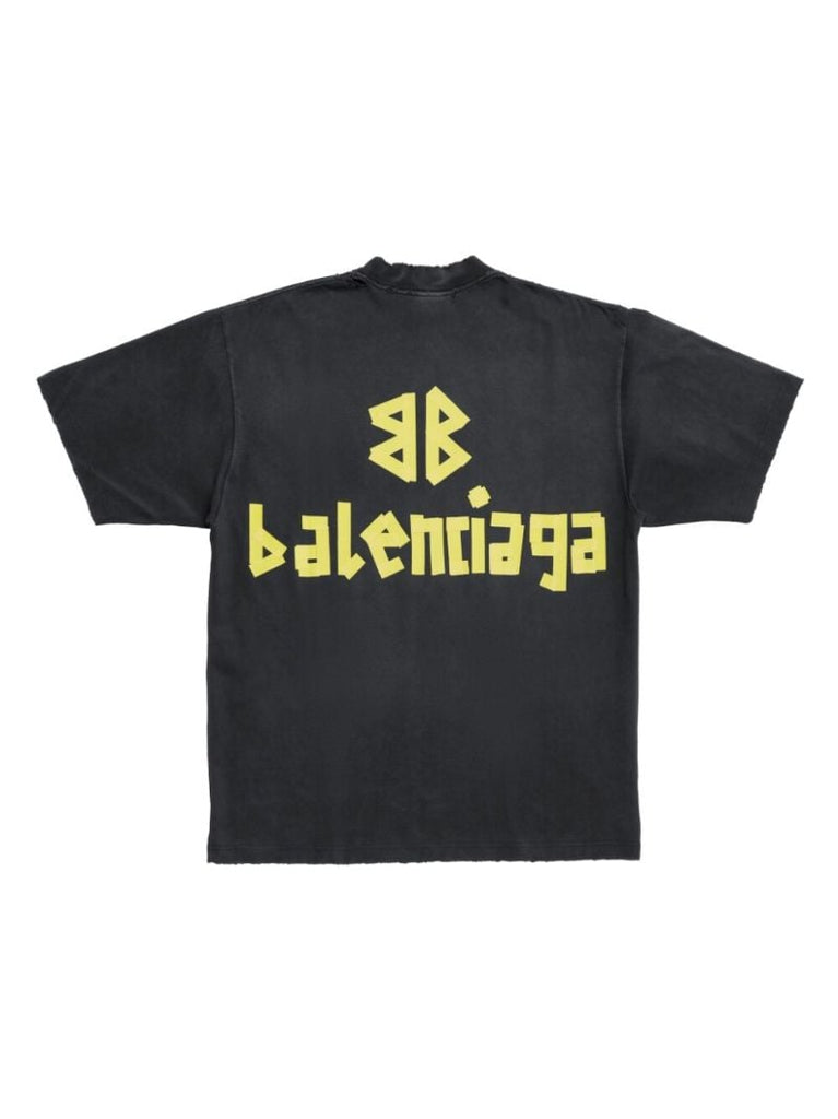 Black Logo Print T-shirt