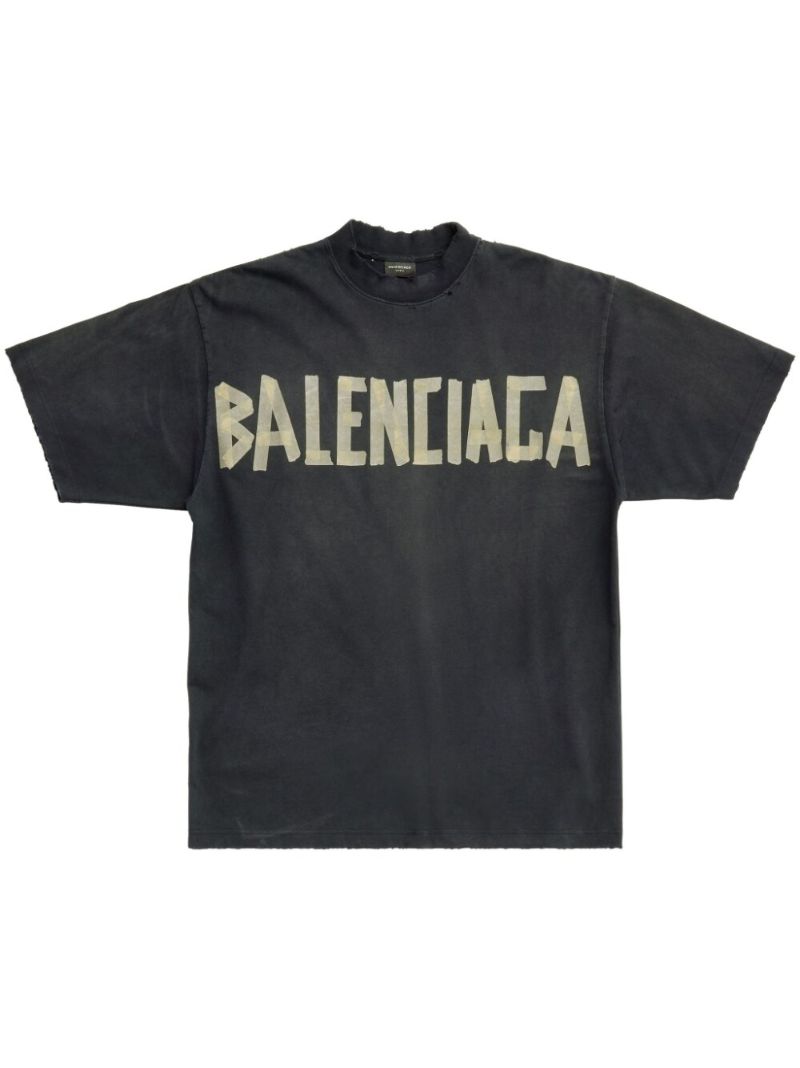 Black Logo Print T-shirt