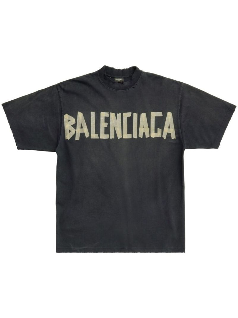 Black Logo Print T-shirt
