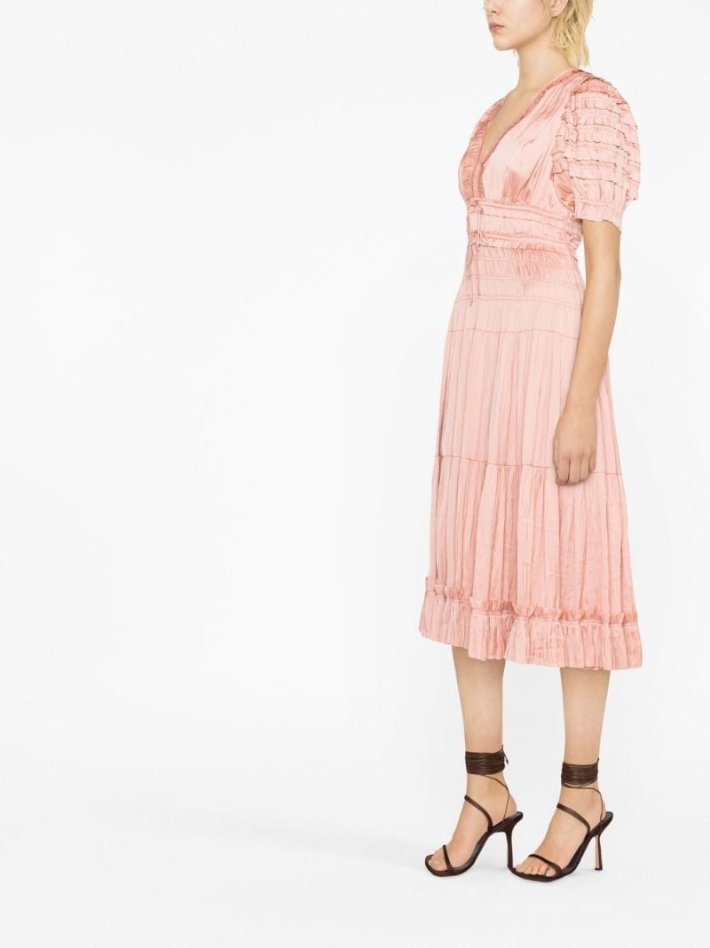 Pink Carine Midi Dress