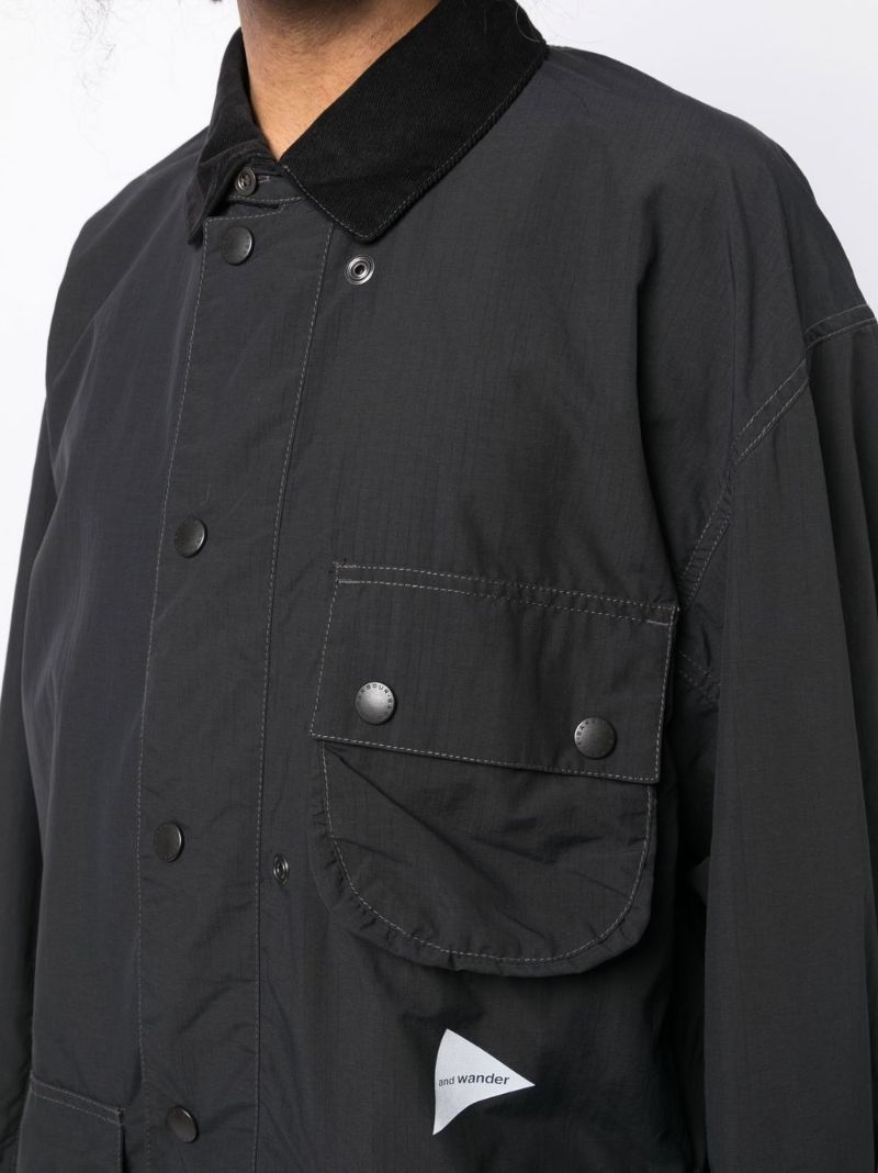 X and Wander Black Pivot Jacket