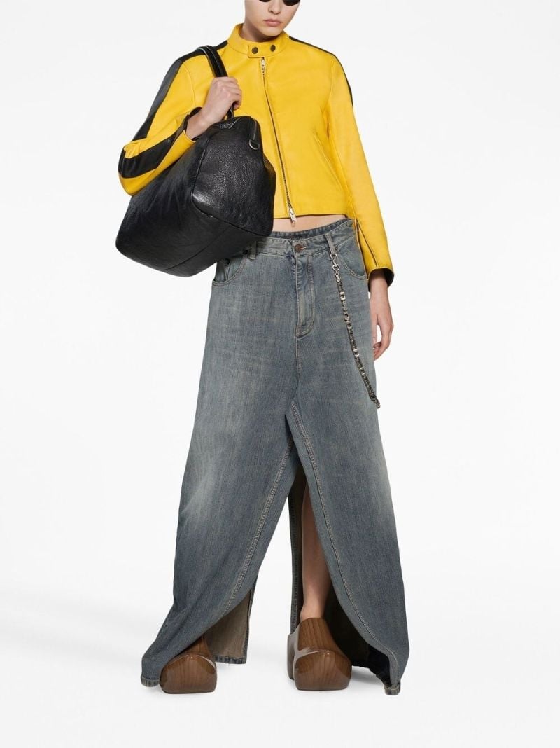 Yellow Shrunk Racer Jacket