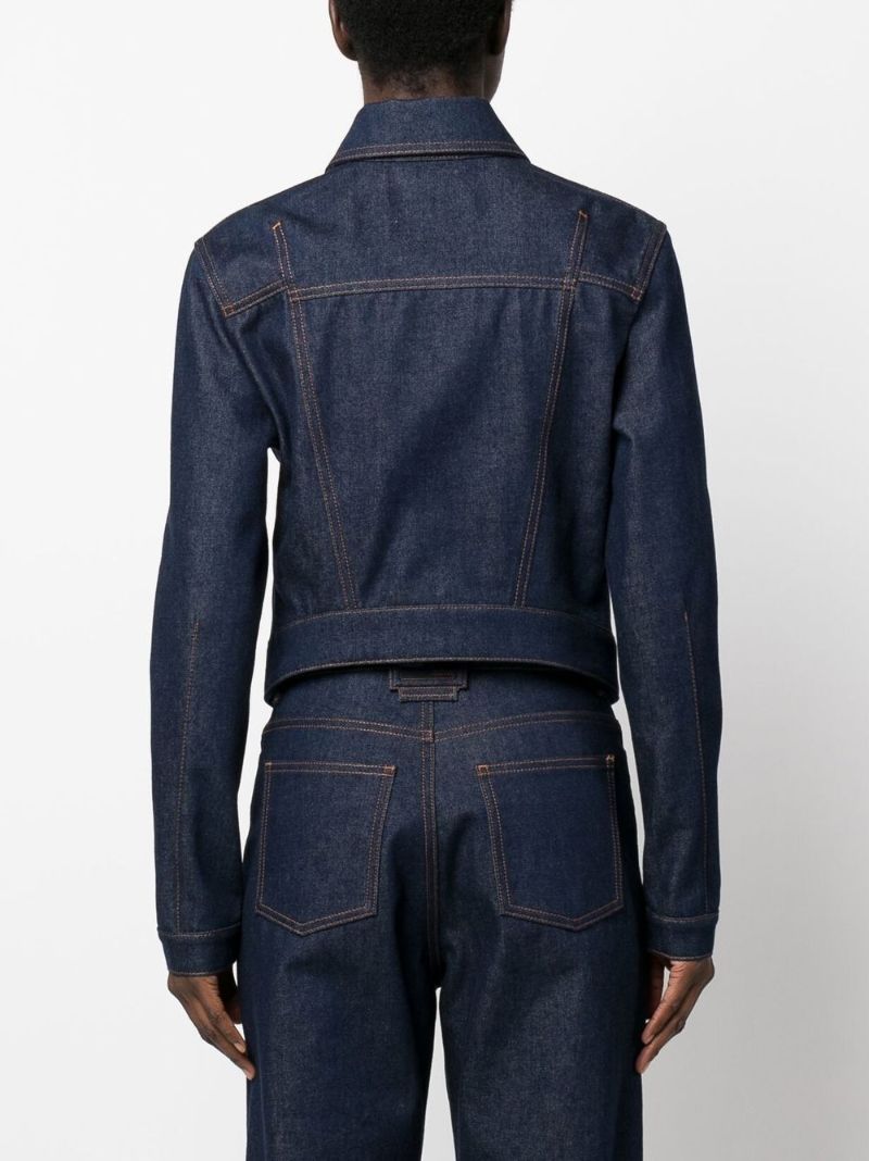 Blue Ff Logo Denim Jacket