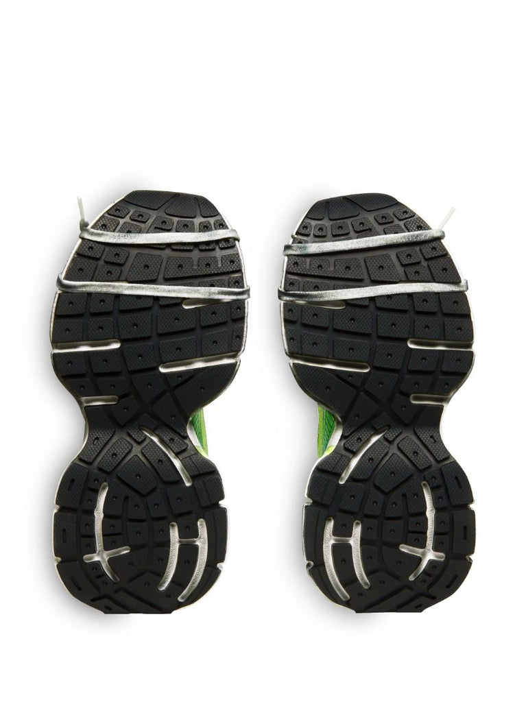 Green 3xl Panelled Sneakers