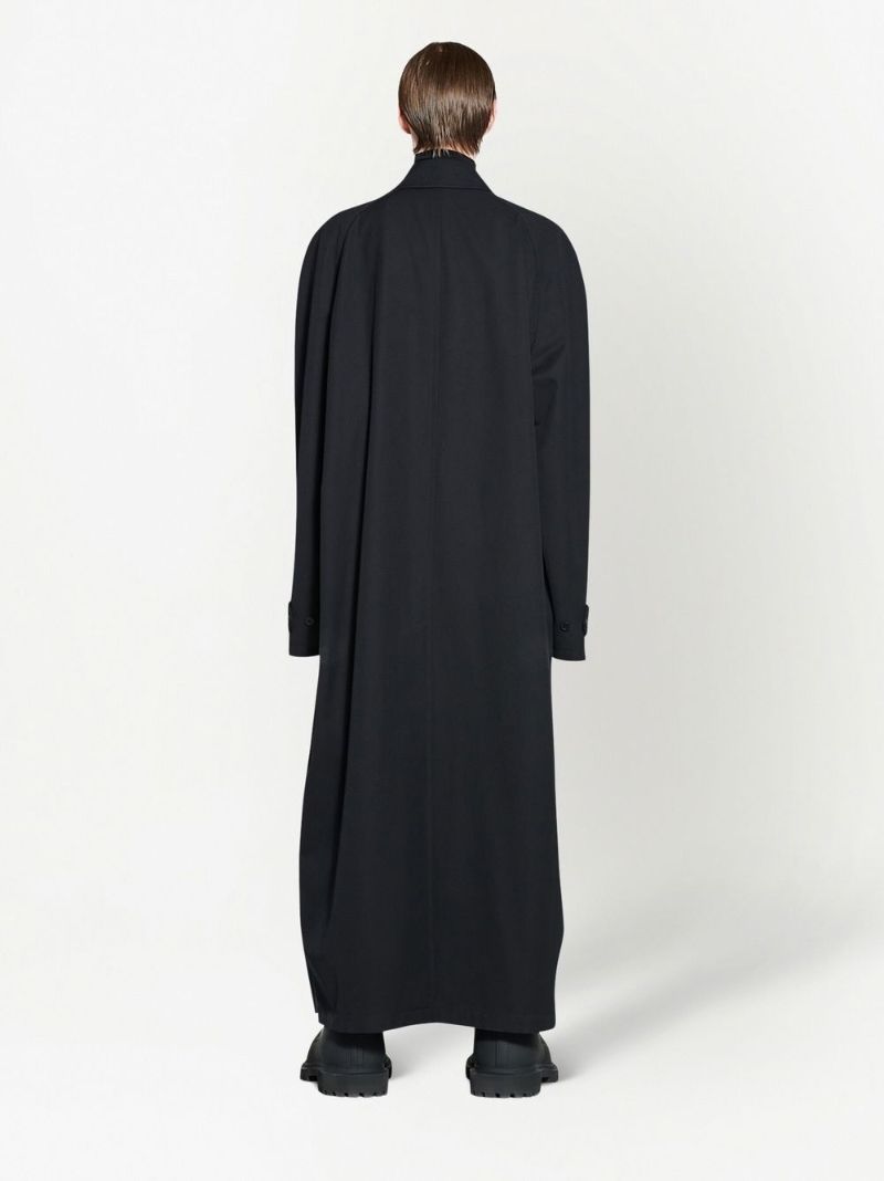 Black Maxi Car Coat