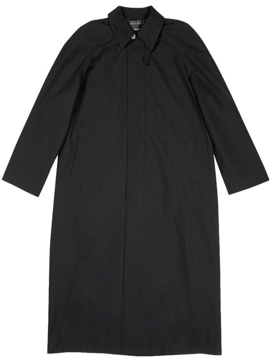 Black Maxi Car Coat