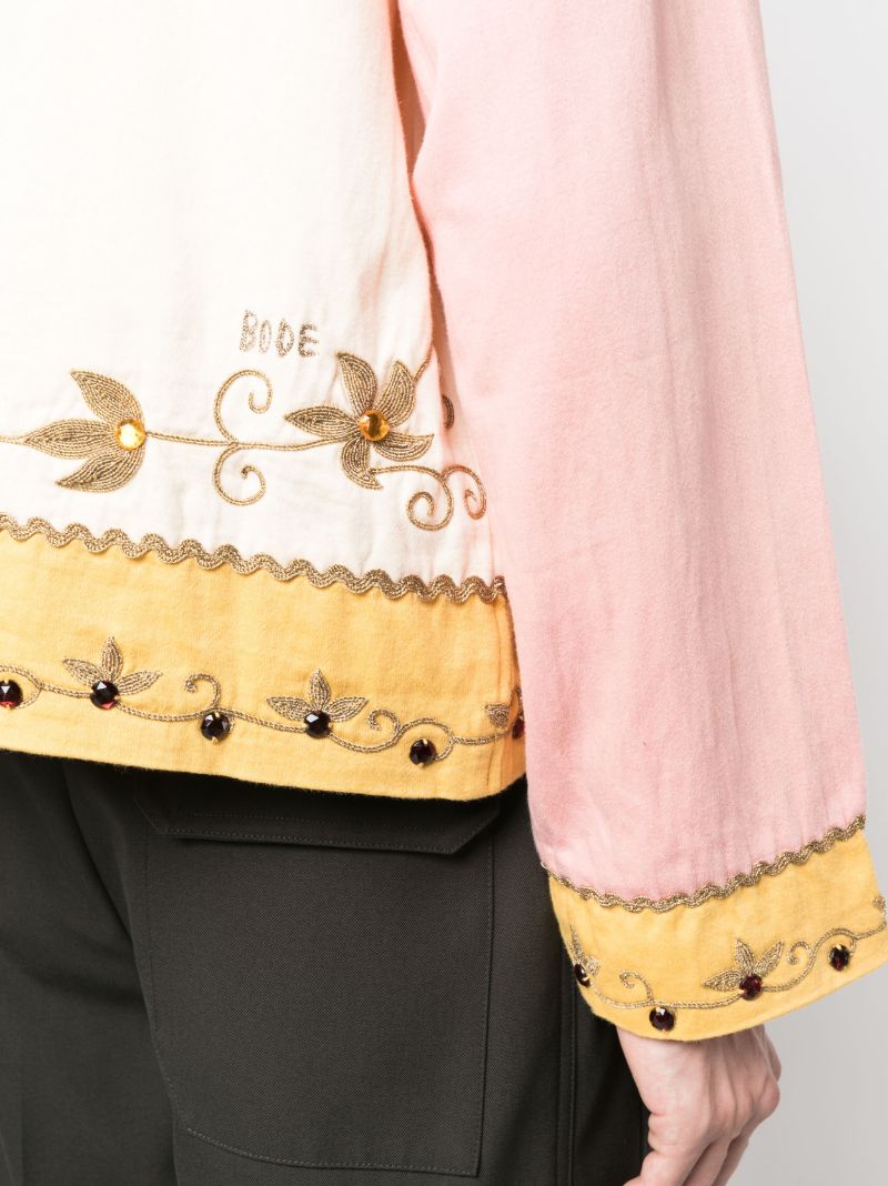 Pink Ivy Jewelled Shirt Jacket