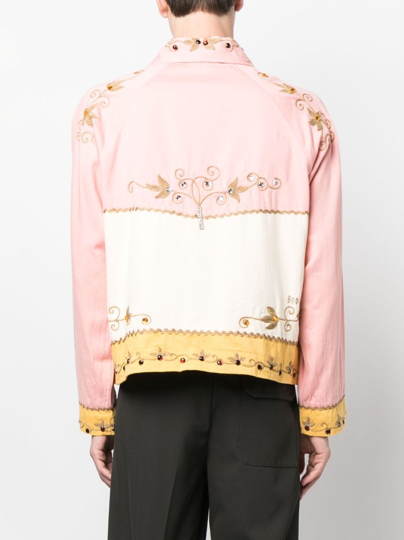 Pink Ivy Jewelled Shirt Jacket