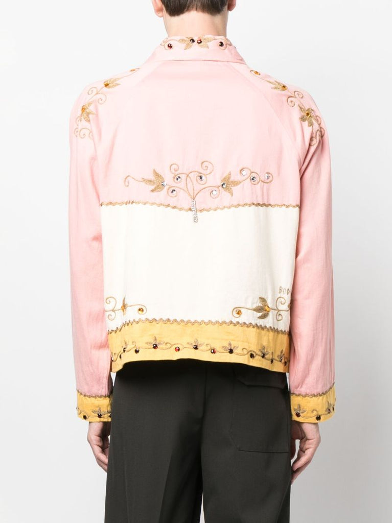 Pink Ivy Jewelled Shirt Jacket