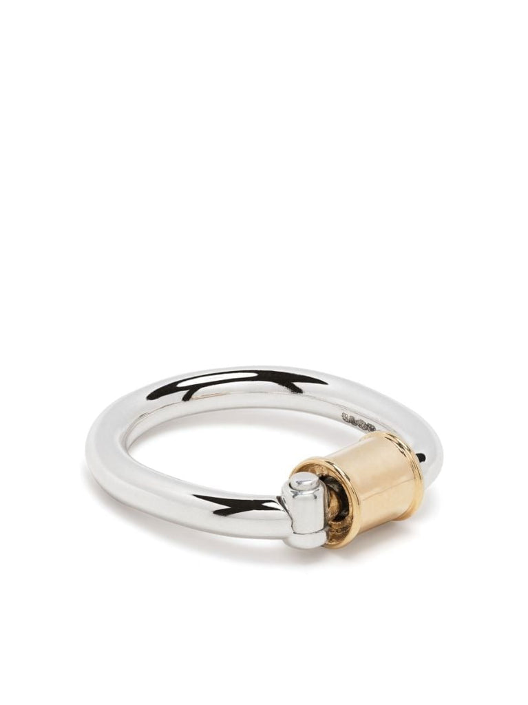 Sterling Silver Trundle Lock Ring