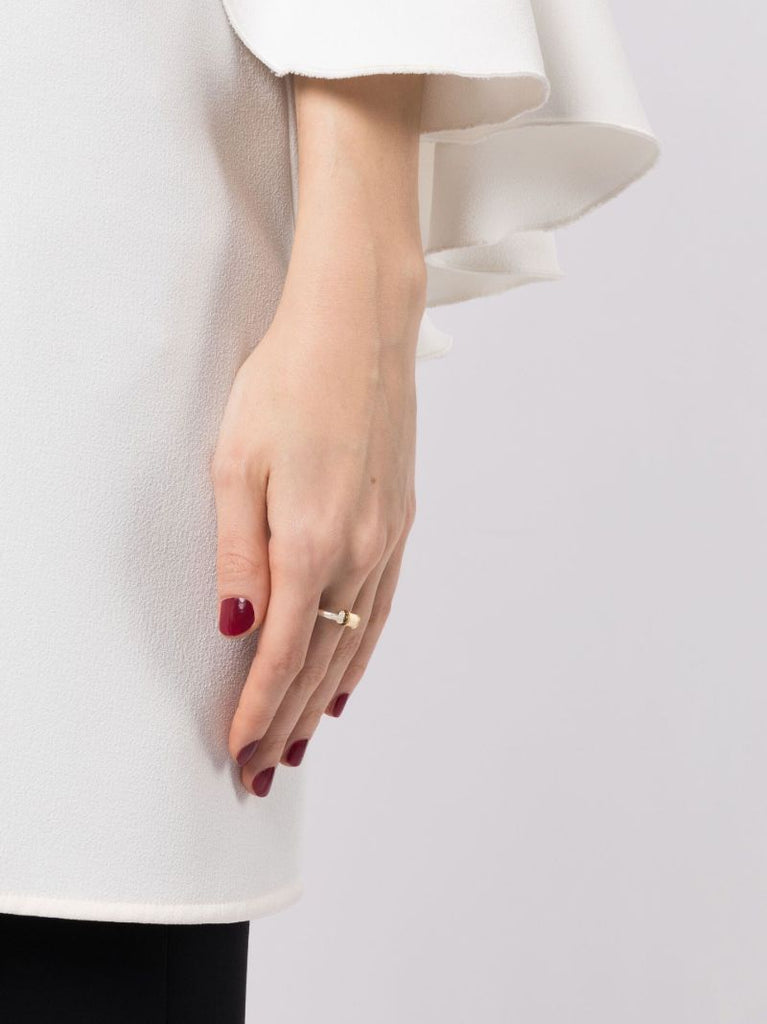 Sterling Silver Trundle Lock Ring