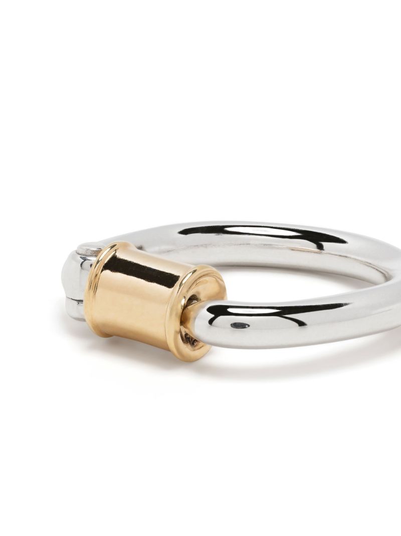Sterling Silver Trundle Lock Ring