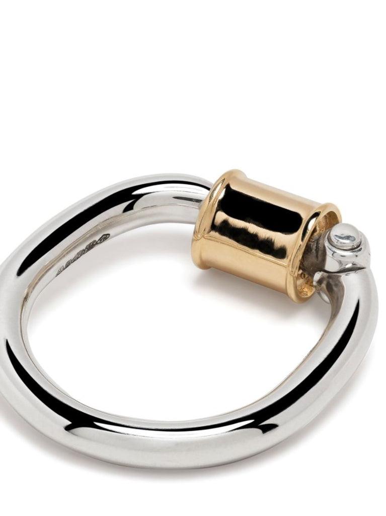 Sterling Silver Trundle Lock Ring