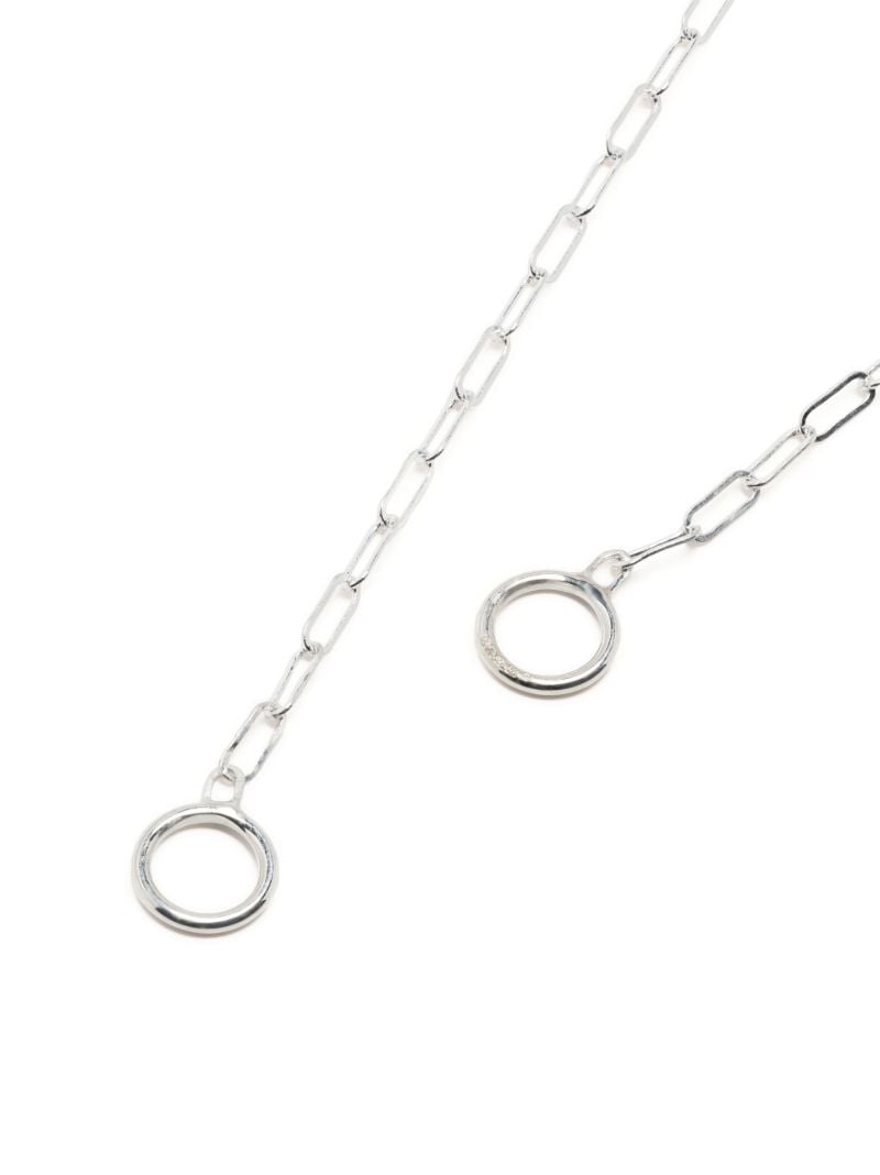 Sterling Silver Fine Square Link Chain Necklace