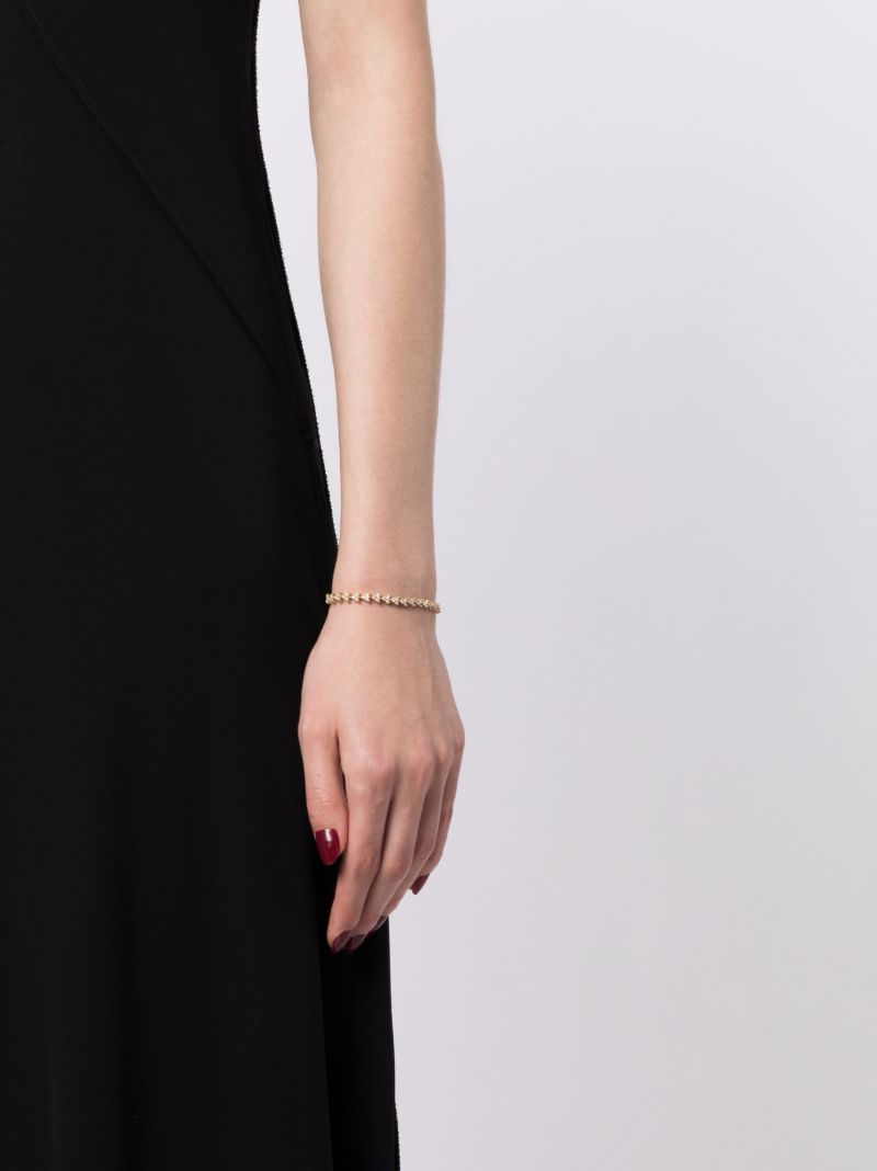 18k Yellow Gold Lizzie Diamond Bracelet