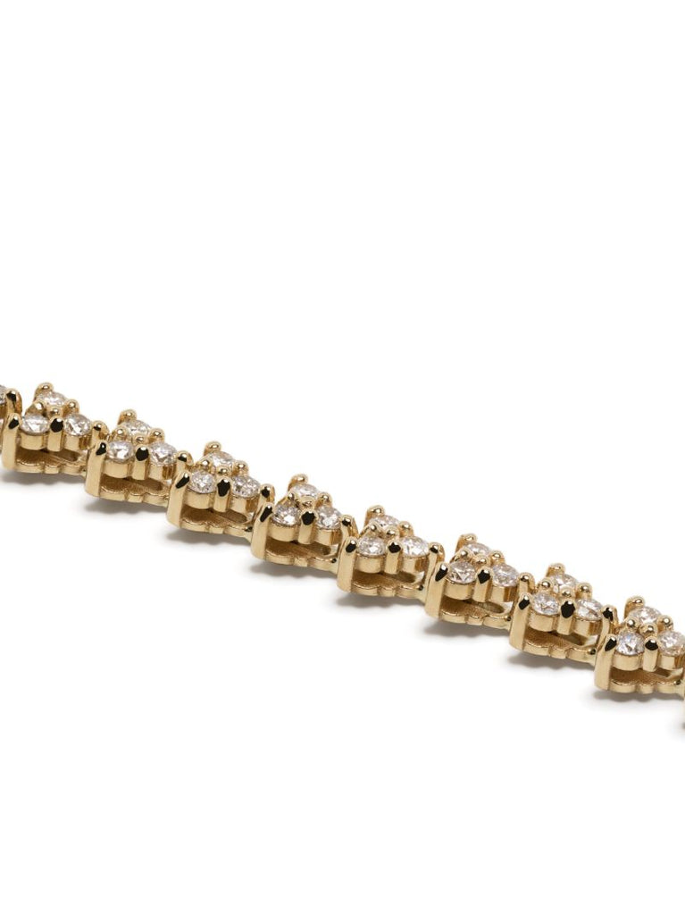 18k Yellow Gold Lizzie Diamond Bracelet