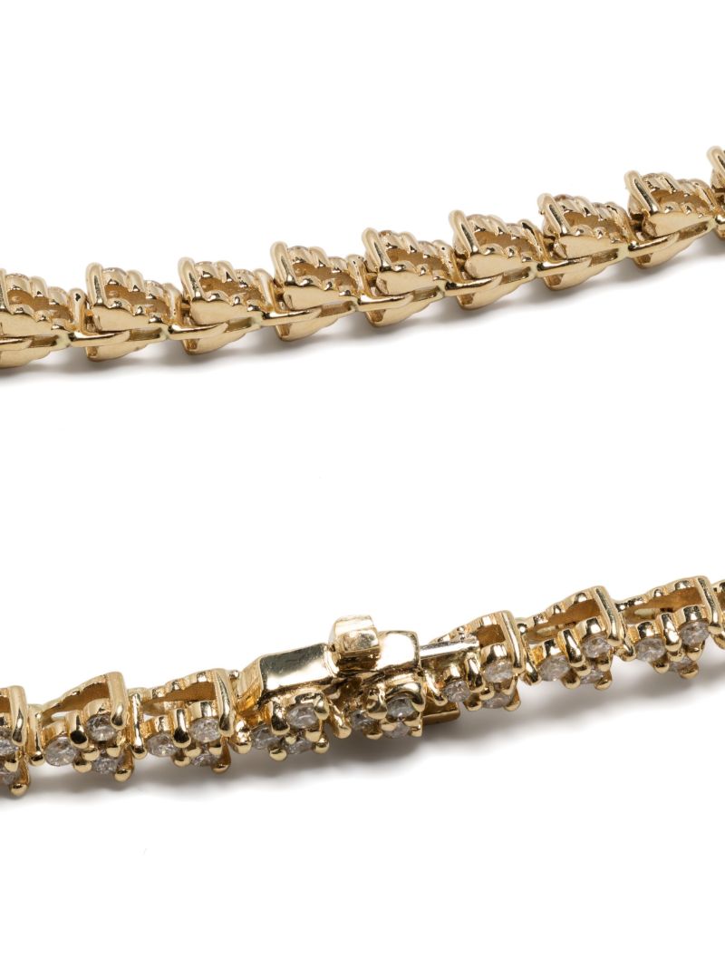18k Yellow Gold Lizzie Diamond Bracelet