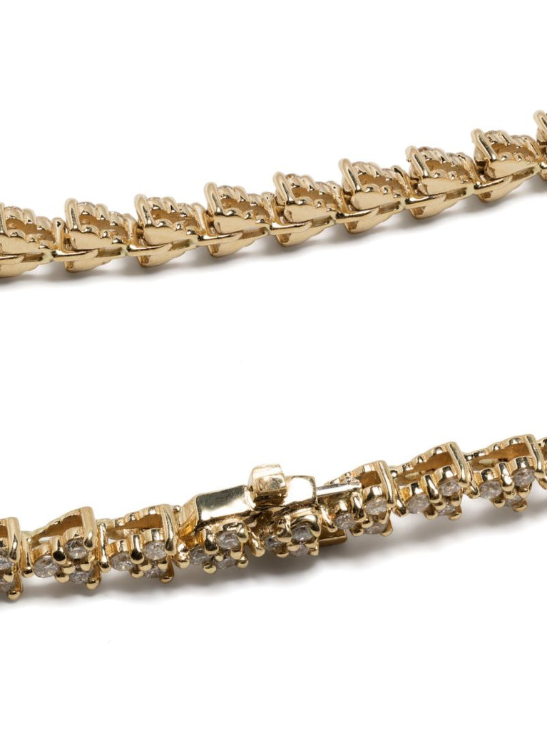 18k Yellow Gold Lizzie Diamond Bracelet