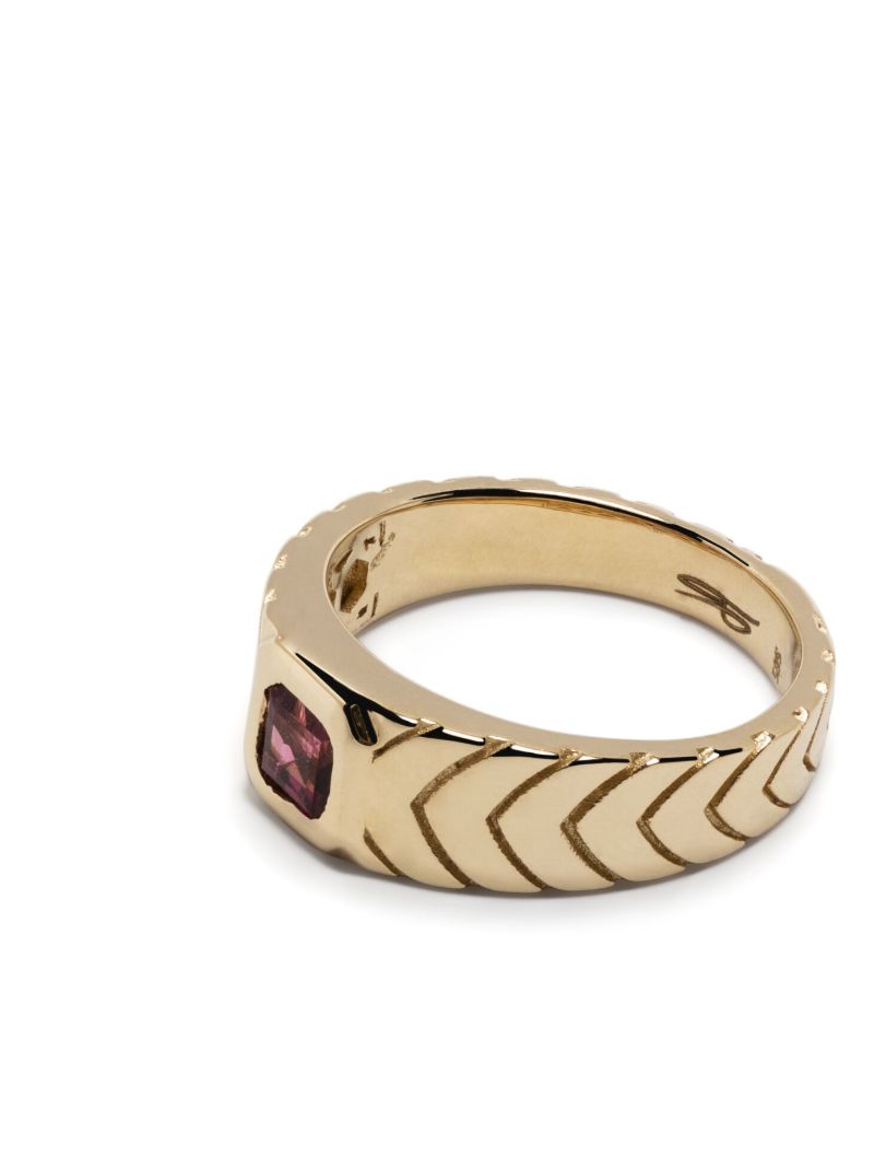 14k Yellow Gold Tourmaline Ring
