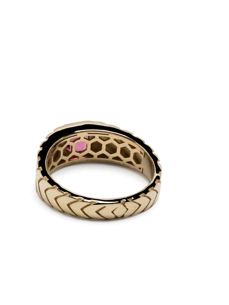 14k Yellow Gold Tourmaline Ring