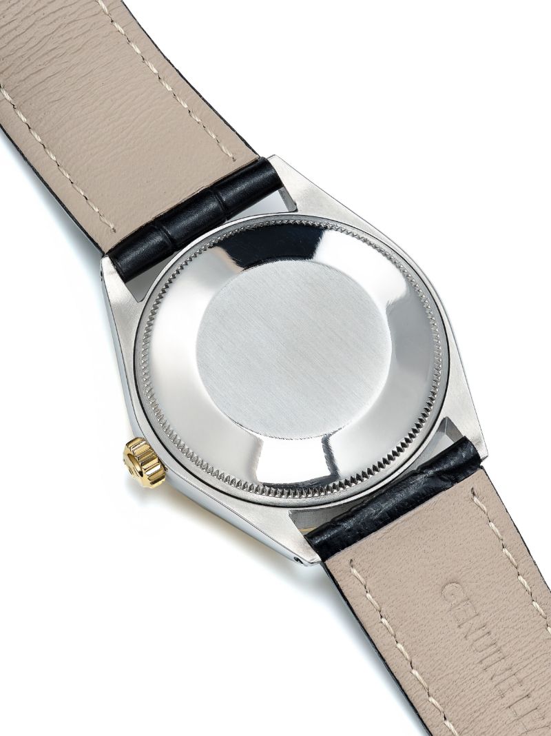 Reworked Vintage Stainless Steel Rolex Oyster Perpetual Watch
