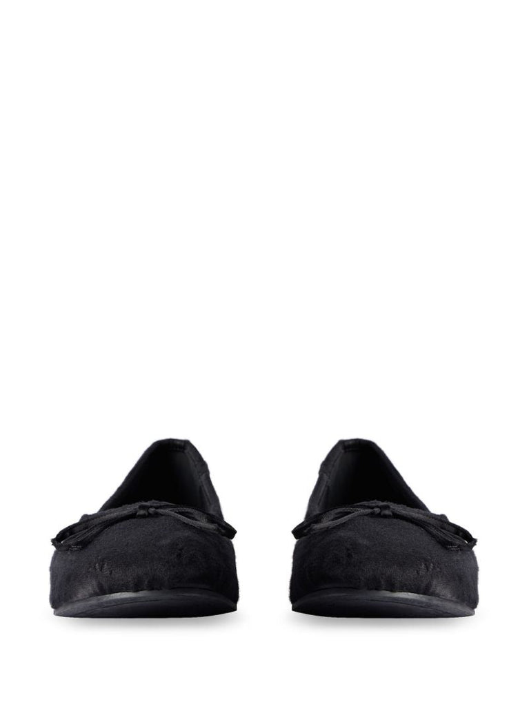 Black Leopold Ballerina Shoes