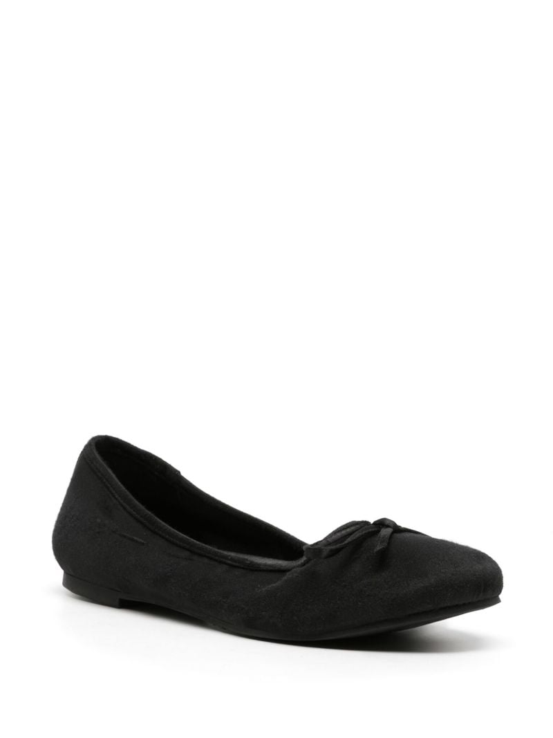 Black Leopold Ballerina Shoes
