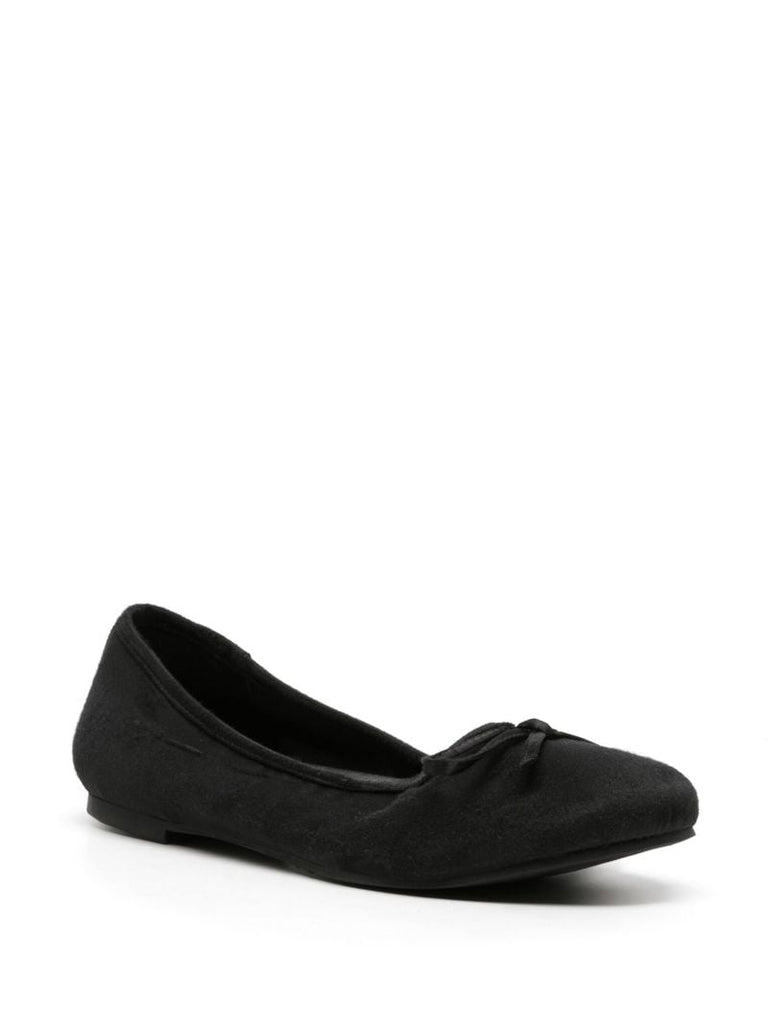 Black Leopold Ballerina Shoes