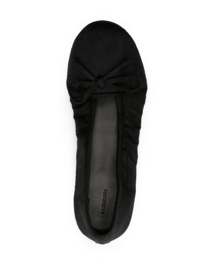 Black Leopold Ballerina Shoes