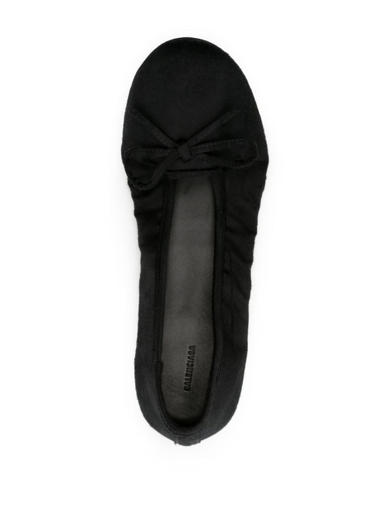 Black Leopold Ballerina Shoes