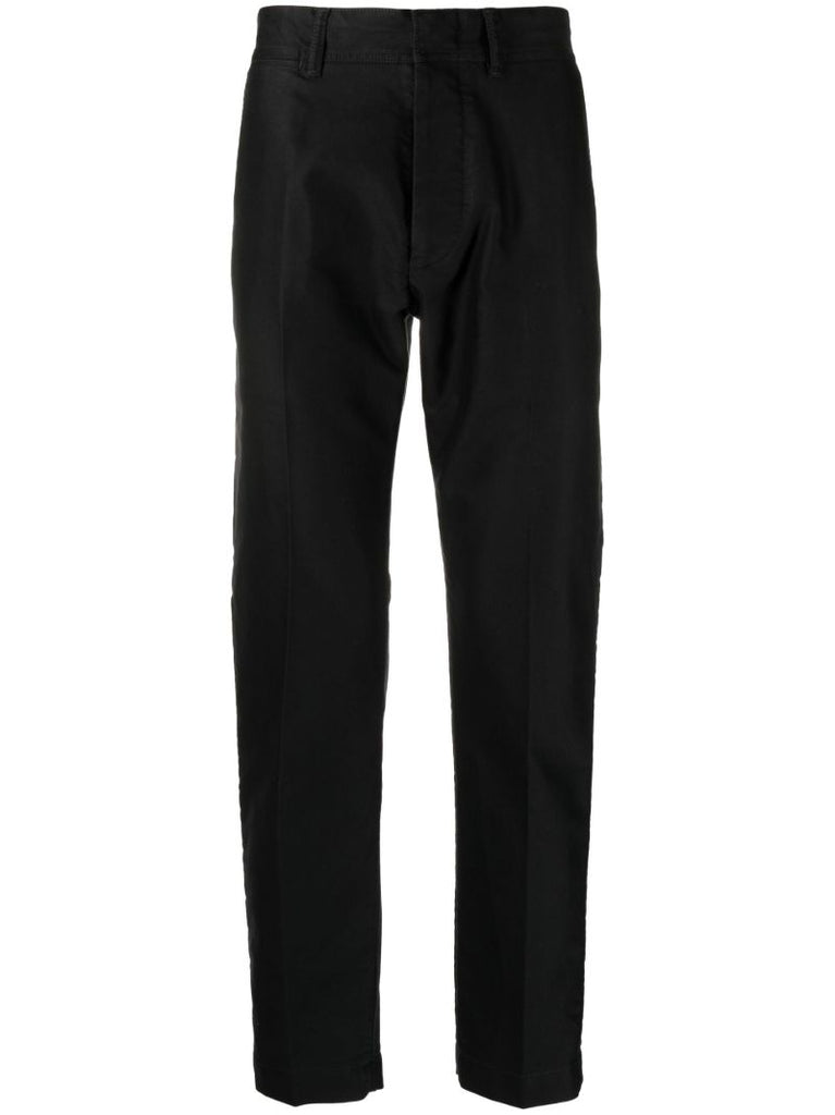 Black Straight-leg Trousers